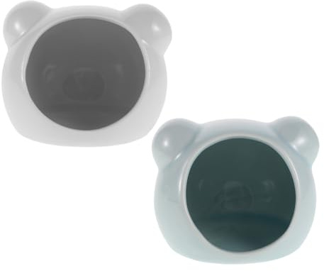 BESPORTBLE 2stücke Keramik Hamsterhaus für Kleintiere Sommerliches Versteck Geeignet für Zwergrennmäuse und Goldhamstere Blau-weiß Robustes Material Einfach zu Reinigen