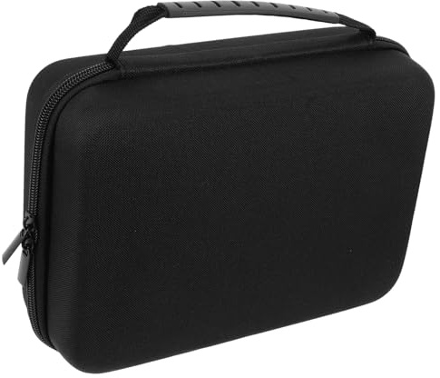 Uonlytech Portable EVA Protective Carry Bag for Switch Dual Controllers Compact Travel Case with Scratch Resistant Storage for Gamepads and Accessories Console Organizer for Home Go