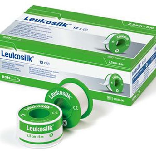 BSN Medicinsk sårförband, hälso- och personlig vård, 24 stycken med 1,25 cm x 9,2 m sammanhängande silikondynor