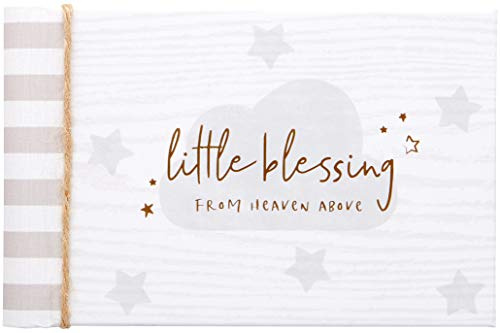 C.R. Gibson Little Blessing Baby Brag Book álbum de fotos, 18,4 x 11,4 cm
