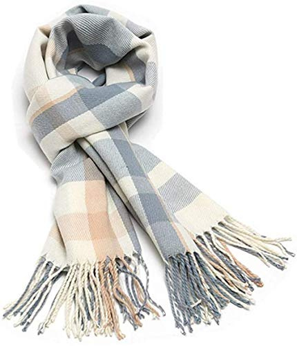 Chalier Fashion Winter Schal Damen Geschenke für Frauen Kaschmir Großer Karierter Quadratischer Damenschal Mama Freundin Karo Streifenmuster Weihnachtsmanns Geheimes Geschenk für Frauen