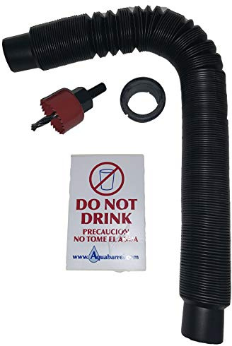 Rain Barrel Overflow | Choose Hose Length | EarthMinded (Rain Barrel Overflow Hose 92inches)