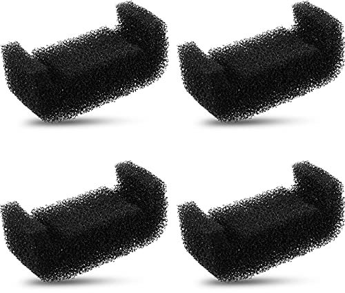 4 Stück Schwammfilter für Katzenbrunnen Ersatz Haustierbrunnen Schaumstofffilter Katze Trinkbrunnen Schwamm Schaum Filter für Haustier Hund Katze Brunnen