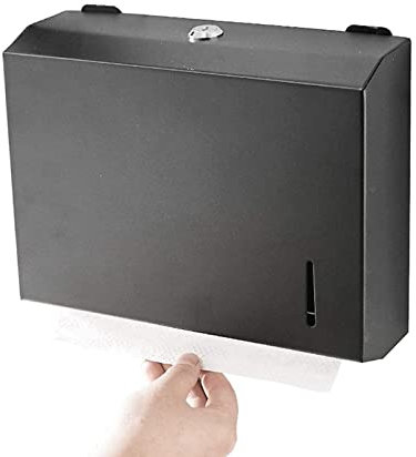 Kommerzieller Handtuchspender Abschließbarer Papierhandtuchspender zur Wandmontage Edelstahl-Handtuchspender für das Badezimmer zu Hause