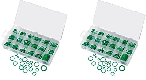 Teilewascher 530-tlg. Anschlüsse Unterlegscheiben-Kits Fahrzeugzubehör Gasdichtung Sanitär Gummi Dichtungssatz Kfz-Sortiment Wasserhahn Grünes Auto for Silikondichtungsringe Teile Auto O Car Kit/678 (