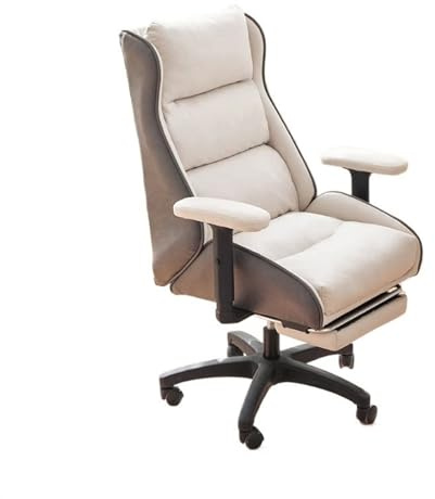 EINES Desk Chair Home Study Engineering Swivel Chair Business Backrest Chair Sub Leisure Armchair Reclining Office Seat with Footrest Gaming Chair
