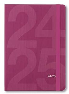 Letts of London Akademischer Kalender 2024/2025, A6, Wochenansicht, Rosa