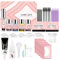 Lifting Pestañas kit Profesional, Aikvigss Lash Lift kit y Tint Negro, 4 en 1 y Juego Lifting Rápido y Voluminizador de Pestañas para Salón y uso Doméstico
