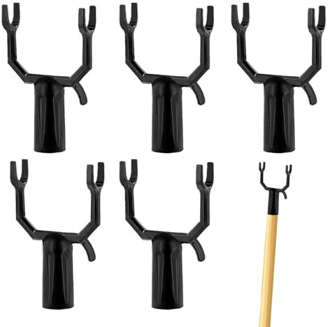 Lot de 5 supports de branches d'arbre | Support en forme de Y, béquilles d'arbre en métal d'extérieur | Bretelles d'arbres fruitiers résistantes à la rouille | Bretelles de branches réutilisables pour