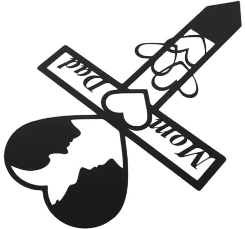 IWOWHERO Cuore Per Cimitero Paletto Decorativo Leggero e Resistente Per Giardino Commemorativo e Pratico Per Ricordare Tuoi Cari