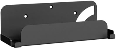 Kleagary Game Console Wall Mounted Holder Bracket for Switch/Host Handle Hanger Wall Mount Storage Rack Black