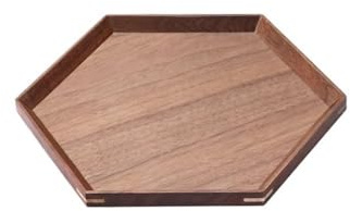 Multifunktionaler Brotteller aus Holz, Snackteller, Obstteller, Party-Organisation, Essentials, leicht zu reinigen, geeignet for Familienbuffet, unterhaltsames Essen, ordentlich angeordnet, spart Stau