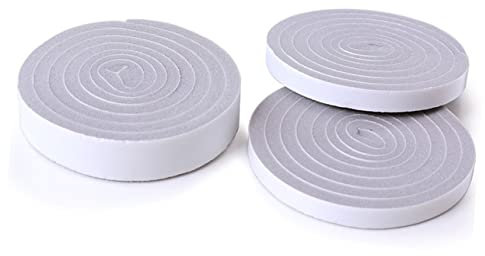 Door Draft Stopper White Polyurethane Soundproof Heat Resistant
