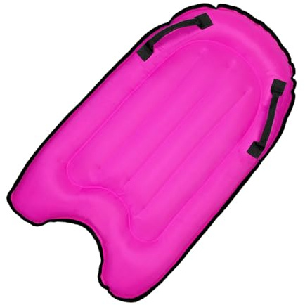 Aufblasbares Surfbrett, kompaktes Bodyboard, schwimmende Matte zum Schwimmen, zusammenklappbar, mit Griff, tragbares Strandspielzeug für Kinder und Erwachsene, Sommer-Wasserspiel, Zubehör für