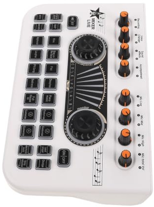 DECORNIJIA Mezclador De Para Dj Equipo De Grabación Mezcladores De Tarjetas De Sonido Mesa De Mezclas Para Dj Mezclador De Sonido Estéreo