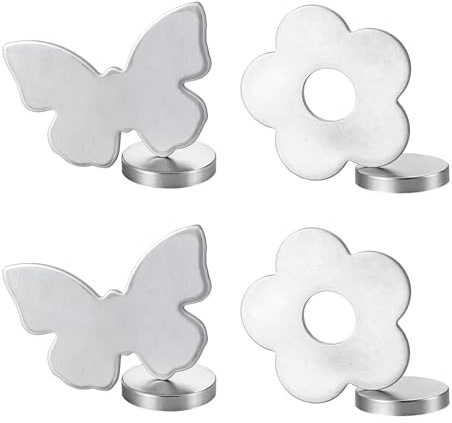 Set 4 Pesi Magnetici Per Tende Per Finestre Fissatori Per Ferro Magneti Decorativi Per Tende Set Per Tende Tende Decorazioni Per Bagno Stabilizzatori Magnetici Leggeri Per Tende