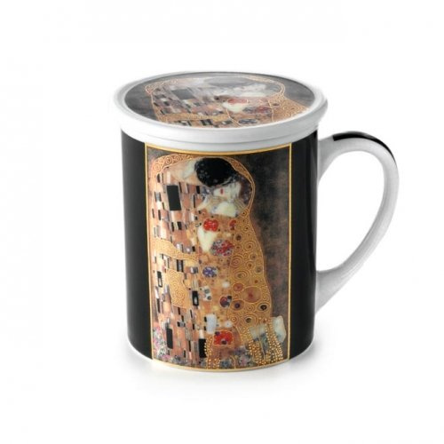 Tisaniera Bacio Di Klimt Con Filtro In Acciaio Inox
