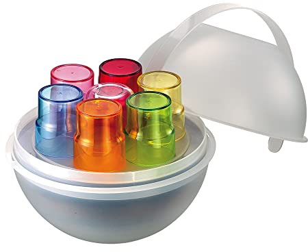 Guzzini SAN/PP Happy Hour Pic Bowl 27,5 x 27 x H 23,5 cm, Multicolore