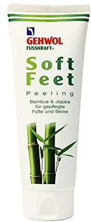 Gehwol piede Kraft Soft Feet Peeling Piedi Esfoliante con bambù, jojoba 125ML