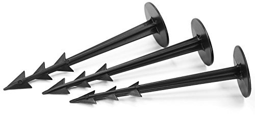 100x Ground Anchor Spikes for Garden Fleece or Sand Pit Cover Weed Control Ground Cover Membrane Landscape Fabric Mole Mesh All-Purpose
