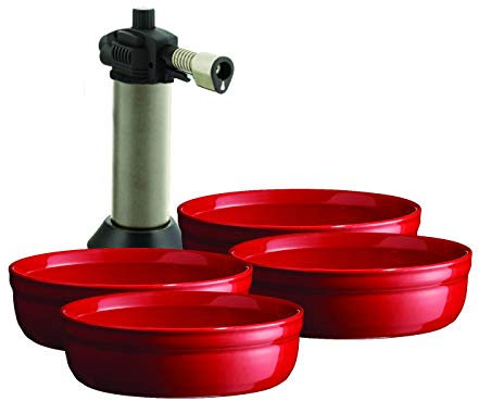 Emile Henry eh349711 Crème Brûlée, Keramik, Grand Cru, 12 x 12 x 3 cm