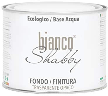 bianco Shabby® Schützender Klarlack für alle Oberflächen - 500 ml Matt Transparente Kreidefarbe auch für Möbel - Chalky Finish Versiegelung für Holz und Inneneinrichtung