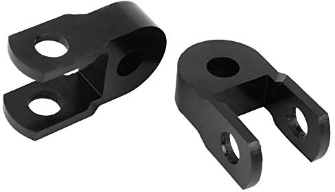 Stoßdämpfer verlängert,Duokon Motorrad Black Chassis Heighter Gerät, Universal Dämpfung Verdickung Pad Stoßdämpfer Aborbers Steigerungsgerät(Ohne Schrauben)
