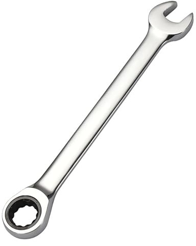 SagaSave Llave combinada 10/13/17 mm Llave de trinquete doble cabeza plana engranaje métrico extremo abierto y llave de anillo (17 mm)