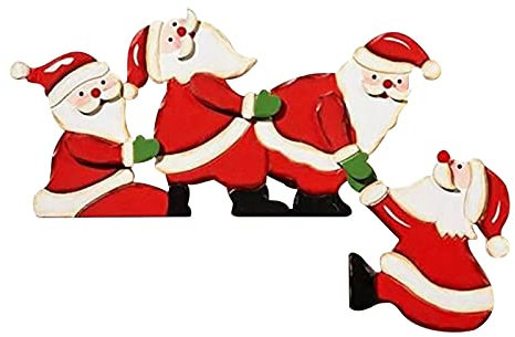 zenmide Weihnachtliche Türdekoration Lustig Weihnachtsdeko Purzelnde Elche Für Türrahmen-Deko Aus