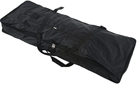 76 Tasten Keyboardtasche, Klaviertastaturen Case Back Lift Protective Black für elektronische Orgel