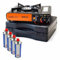 BRIXO - Rechaud gaz portable 2200W CUBA + 4 cartouches de gaz Camping
