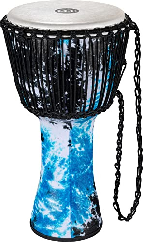 Meinl Percussion Rope Travel Djembe - Große Handtrommel - Mit Nylonseilen - Durchmesser 12 Zoll - Kunststoff, Mehrfarbig (PADJ8-L-F)