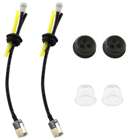 Decespugliatore Tubo Carburante, Set Filtro Benzina Universale Kit, Tubo a tre fori per decespugliatore,Tubo Benzina Decespugliatore, Decespugliatore Filtro Benzina, per Tosaerba Tagliasiepi Potatore