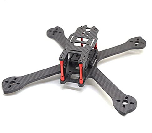 XYWOPO IX5 V2 200 mm Carbon Fiber FPV Racer Rahmen Kit mit 28 mm M3 Abstandskamera Seitenplatte FPV Racing Drone Kit Quadrocopter-Rahmenarme