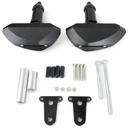 WKXTECZT Sturzpads Für Z400 Und Für Ninja 400 Motorrad Schutzhaube Motorschutzabdeckung Motorrad Slider(Schwarz)