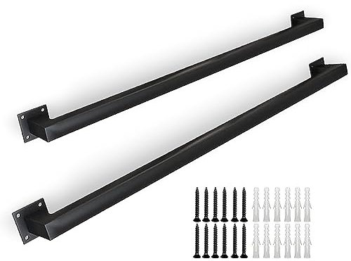 Pasamanos para escaleras interiores y exteriores de 10 pies/3 metros, 20 pies/6 metros, pasamanos de pared antideslizante para escaleras, porche, terraza, barandilla de escalera de tubo galv
