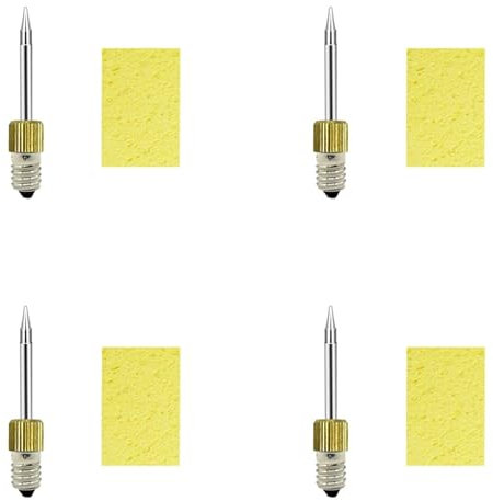 4X Soldering Iron Tip E10 Interface Soldering Iron Tips USB Soldering Tip Welding Soldering Tools Branding Iron-A