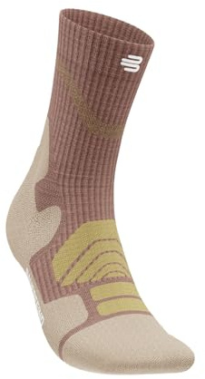 BAUERFEIND Wandersocken „Outdoor Merino Mid Cut Socks“ für Outdooraktivitäten wie Wandern (Trekking, Hiking), 1 Paar Sportsocken aus Wolle (Merino)