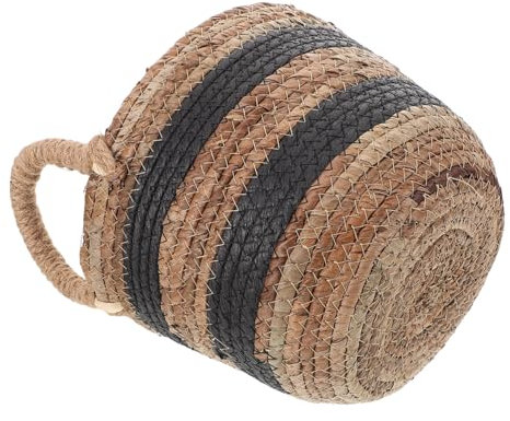 iplusmile Rattan-aufbewahrungskorb Für Decken Wäschekorb Aus Geflochtenem Rattan Kleiner Aufbewahrungskorb Für Handtücher Eierkorb Großer Wäschekorb Für Schmutzige Kleidung