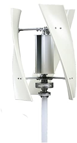 WWERTYY Kit turbina eolica Verticale a Basso Rumore, generatore di energia da 5500 W 12 V 24 V 48 V 220 V con regolatore, Kit generatore Eolico per casa, Illuminazione da Giardino