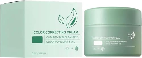 Crema correttiva del colore, crema idratante e lenitiva con protezione solare, pulisce i pori da sporco e sebo, correttore nutriente per la pelle con estratti naturali puri