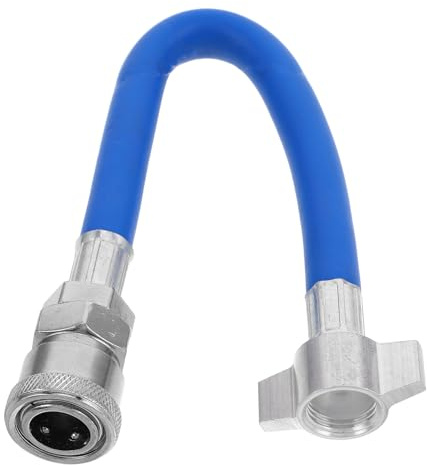 HEMOTON Tubo de Aire Comprimido para Tanque de Camión y Tráiler, Manguera Resistente de Doble Capa con Conexión de Latón y Goma para Admisión de Aire Multifuncional