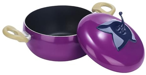 Sauce Pan,Vegetable Fruit Simmering Pot - Soup Pot with Lid - for Induction Stove Top Cooking Milk Soup Spaghetti Frying Simmering Kitchen Cooktop
