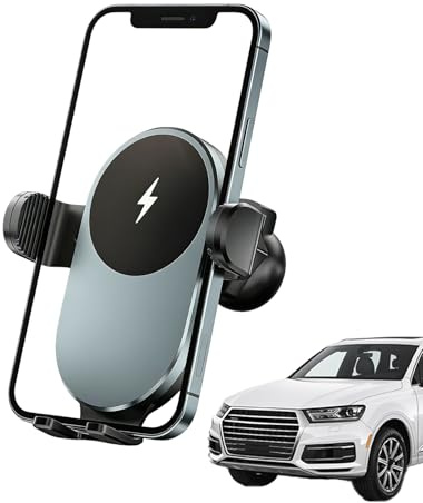 Wireless Car Charger,15W Suction Cup & Clip Wireless Charger - Automotive Phone Charging Holder,for All Automotive Vehicle SUV Truck RV Vehicles Air Vent Travel Vacation Driving