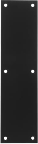 Baluue Placa Protectora de Puerta de Acero Inoxidable Resistente a Daños Intemperie Diseño de Zócalo para Uso Interior y Exterior, Protector de Panel Metálico Duradero