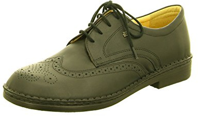 Finn Comfort Men's Budapest Brogues, Black-Black, 6.5 UK