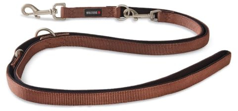 Wolters | Führleine Professional Comfort in Tabac/Schwarz | L 200 cm x B 15mm