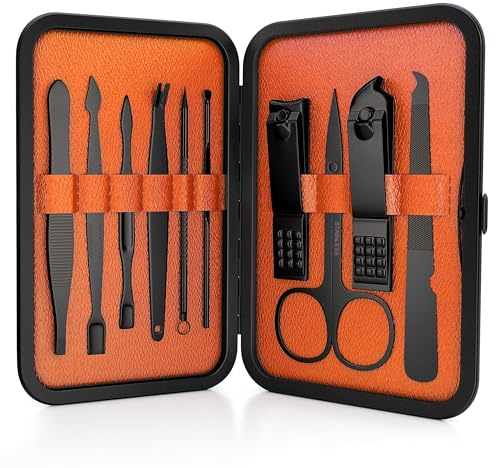 Wild Willies High End Grooming Manicure kit for Men and Women - The Arsenal 10pc Ultimate Manicure and Pedicure Set