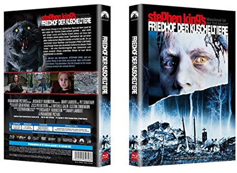 Friedhof der Kuscheltiere - Teil 1 ( Riesen Hartbox 20,5 x 30 cm - VHS Motiv Limitiert auf 50 Stück + A3 Poster und Inlaycard ) BR+DVD