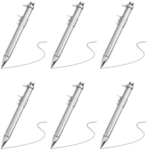 Kznifmk 50 Stück 0–100 mm Messschieber, Kugelschreiber, Messwerkzeug, Kunststoff